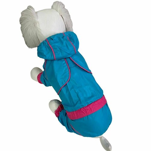 Дождевик для собак Pet Fashion - Туман 2, размер 10, 24х32 см, голубой, 1 шт дождевик для больших собак размер 24