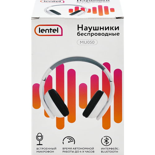 Наушники беспроводные LENTEL Арт MU050 1658₽