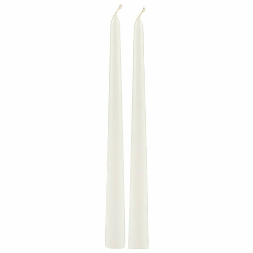 Набор свечей волшебная страна античные 2шт 25х22см белый 6чг без аромата 449₽