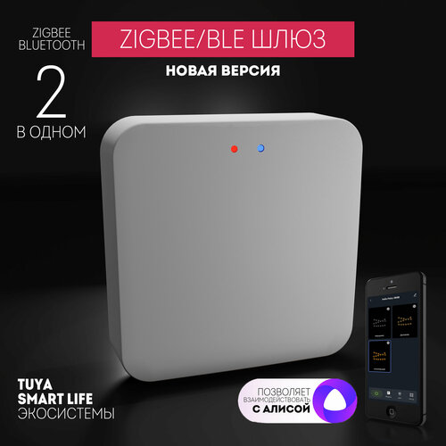 ZigBee + Bluetooth маршрутизатор (шлюз) для Умного Дома 10053 шлюз zigbee 3 0 wifi bluetooth multi mode hub для умного дома tuya синий