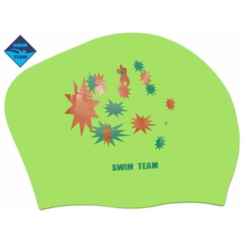 Шапочка для плавания для длинных волос звёзды: KW-S