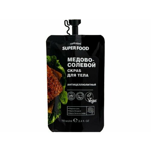 Медово-солевой скраб для тела Caf mimi Anti-cellulite 392₽