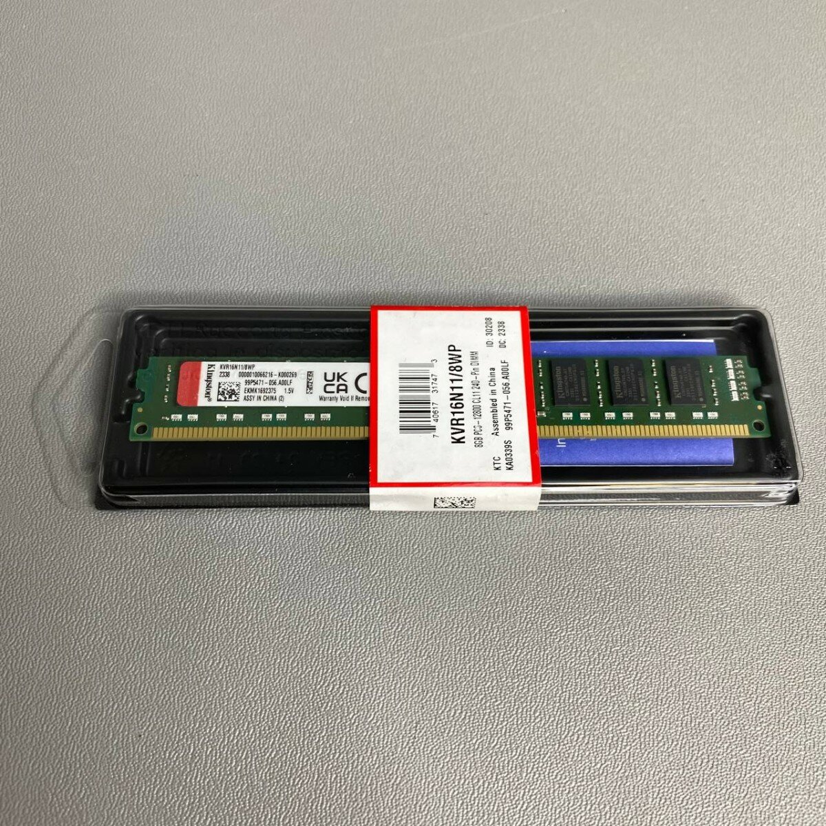 Оперативная память Kingston ValueRAM 8 ГБ DDR3 1600 МГц DIMM CL11 KVR16N11/8WP