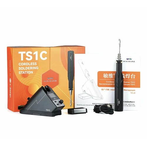 Паяльная станция с беспроводным паяльником MiniWare TS1C 70365₽