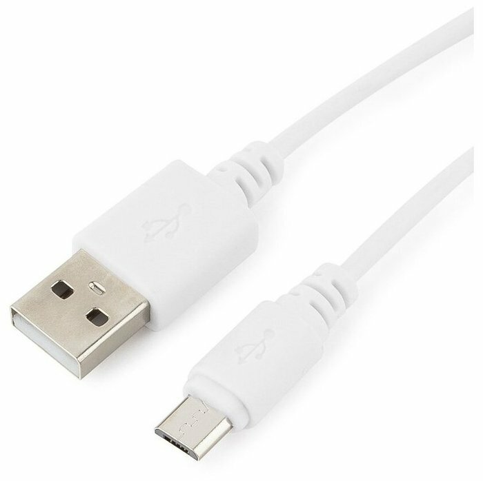 Кабель microUSB 1.8м Cablexpert CC-mUSB2-AMBM-6W круглый белый - фото №13