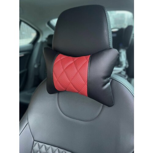 Подушка автомобильная из экокожи под голову подголовник в машину для водителей 395₽