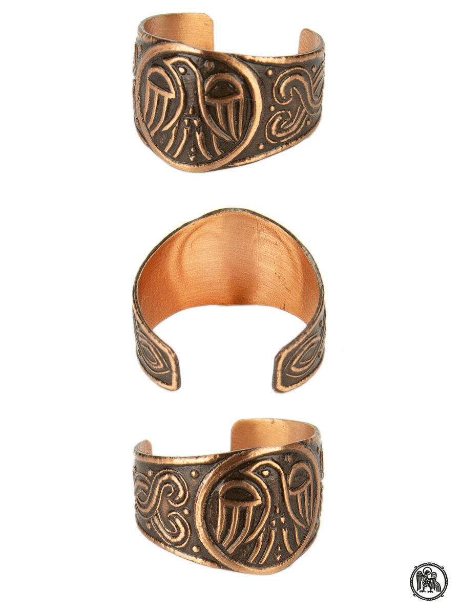 Кольцо Мастерская Алешиных, размер 18, желтый — фото 1