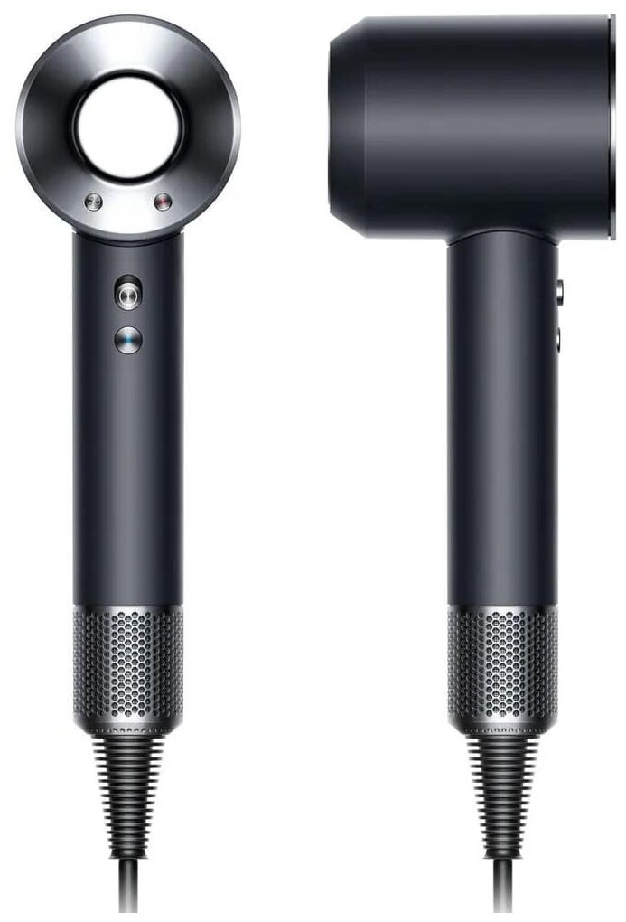 фен Super Hair Dryer с 5 насадками / Фен для волос Супер хайер драйер/3 скорости/ 3 температурных режима / 5 магнитных насадок/ черный