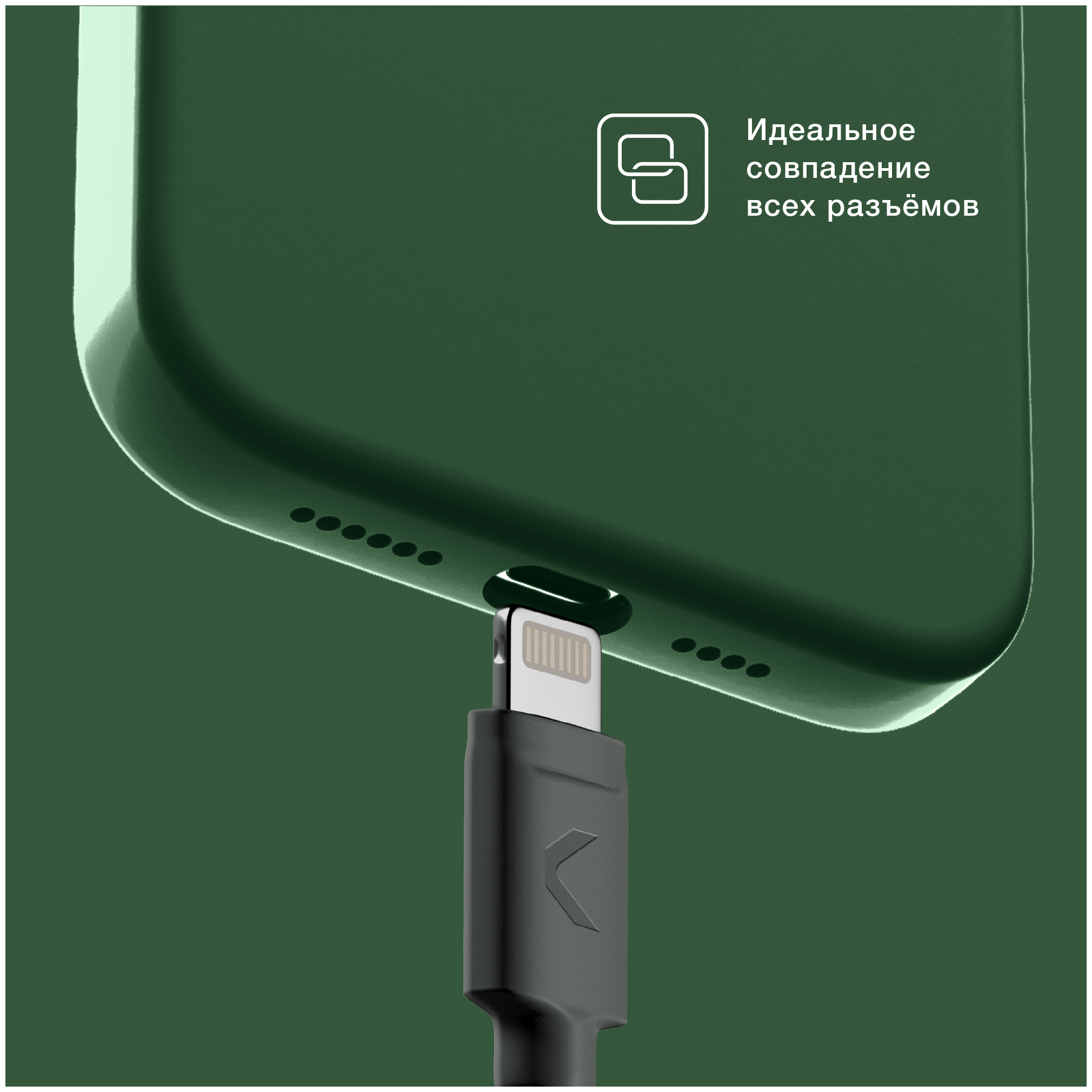 Силиконовый чехол Commo Shield для iPhone 12/12 Pro с Magsafe, Clover — фото 1
