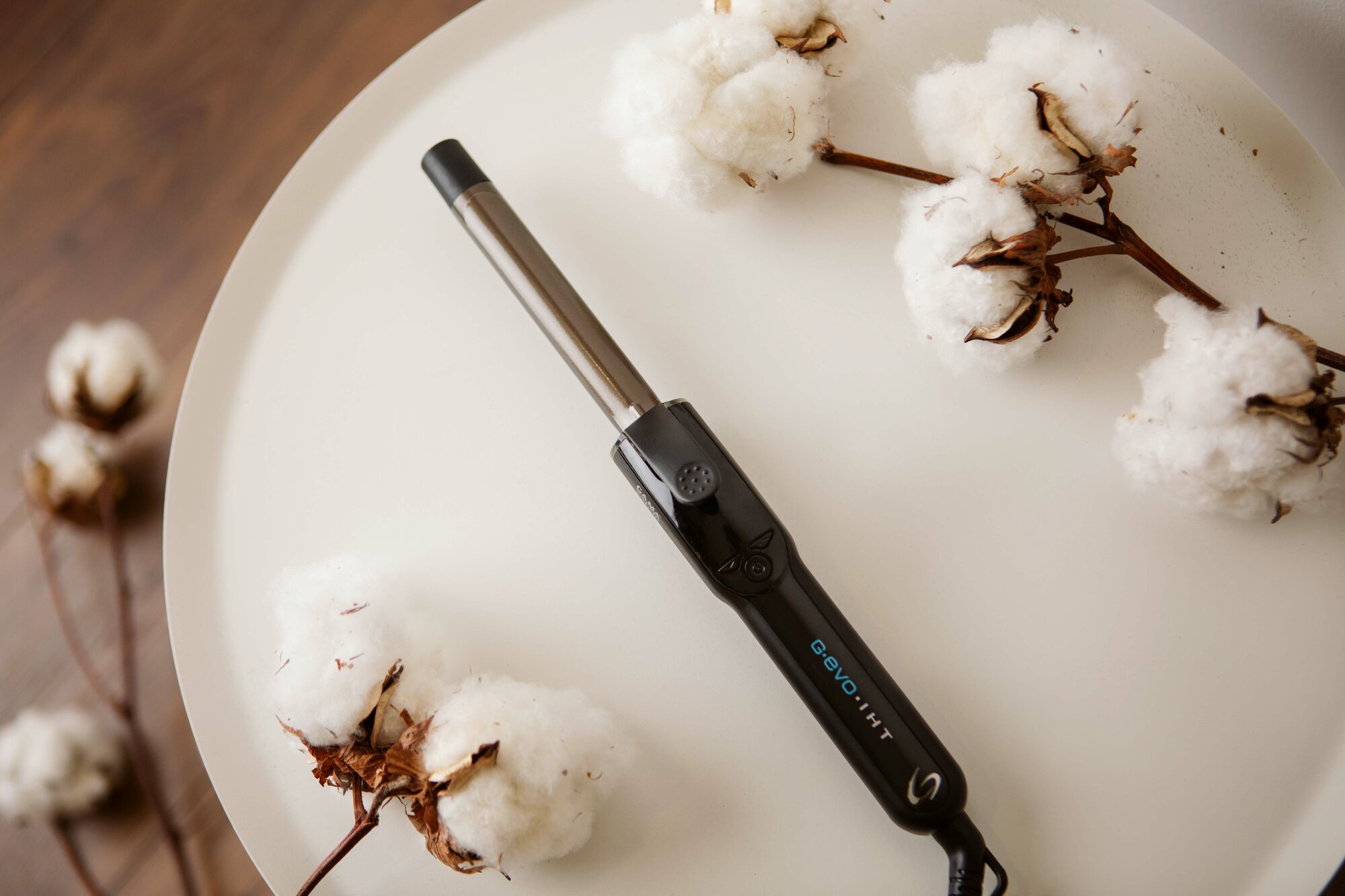 Щипцы плойка для завивки кудрей и локонов GA.MA G-EVO 19 диаметр 19 мм. Профессиональная. Турмалиновое покрытие — фото 1