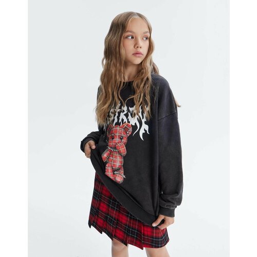 фото Свитшот gloria jeans gj cool, размер 14+/170-176, черный