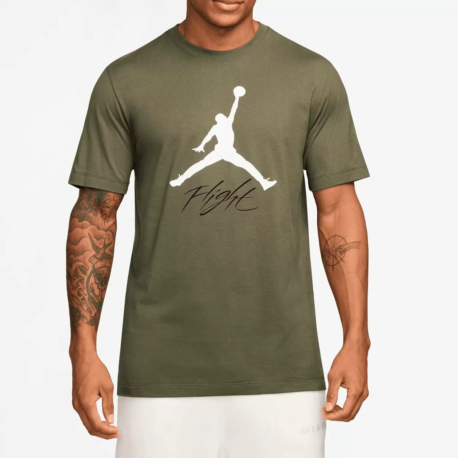 Футболка NIKE Jumpman Flight, размер 46-48, хаки