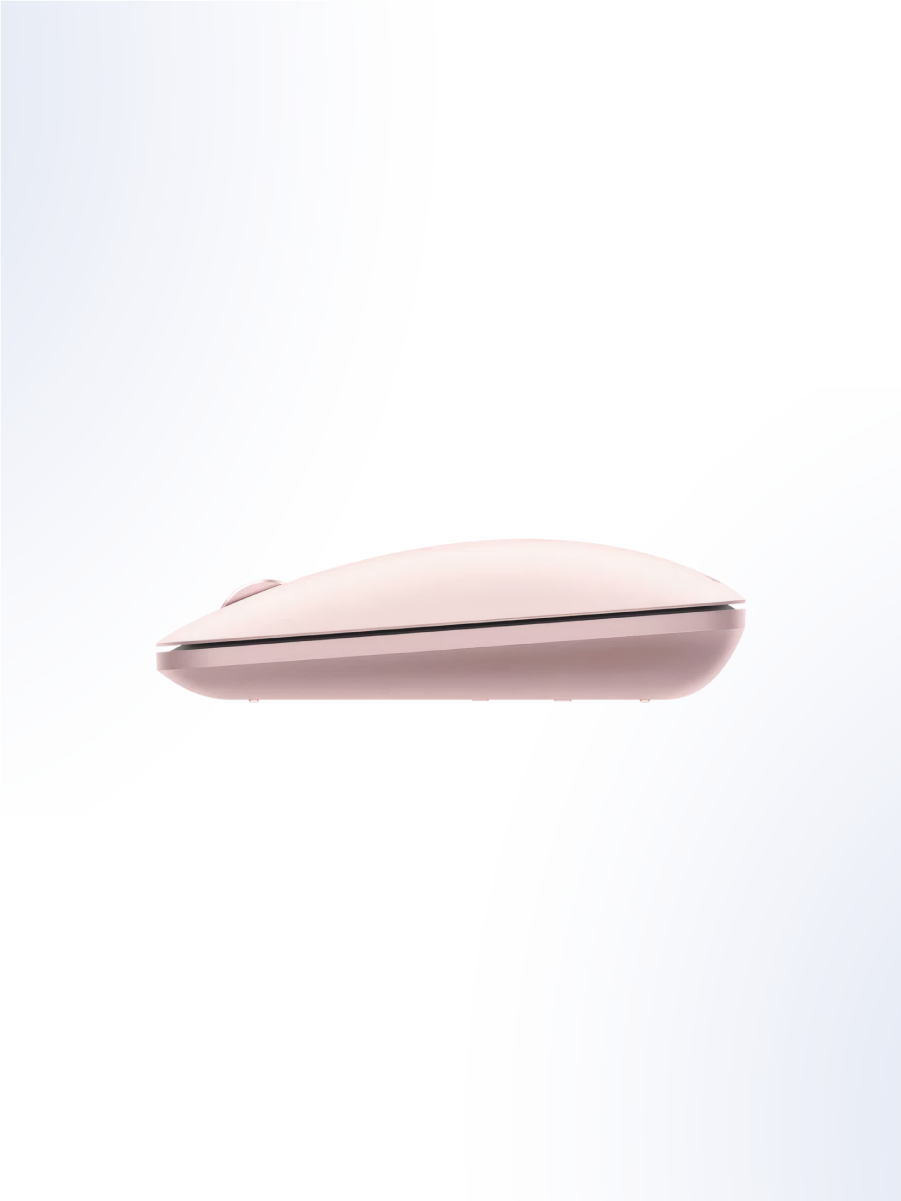 Беспроводная офисная портативная Bluetooth-мышь HUAWEI CD23, розовая — фото 1