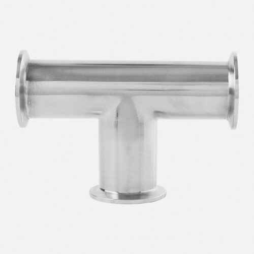 Изображение товара Тройник Кламп (Clamp) 1,5 дюйма из нержавеющей стали марки AISI304