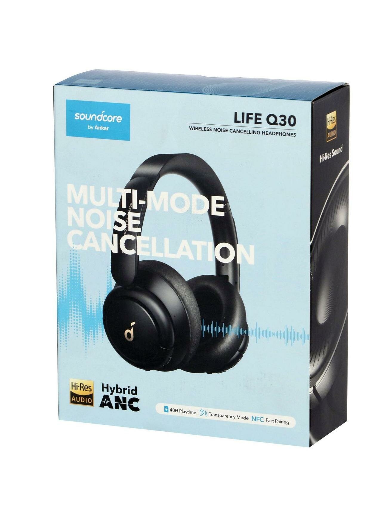 Наушники накладные Bluetooth Soundcore Q30 Black v.2 — фото 1