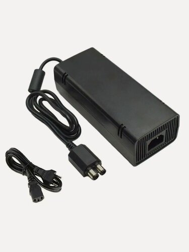 Изображение товара Блок питания для консолей Xbox 360 Slim, адаптер сетевой, длина кабеля 2.3 м