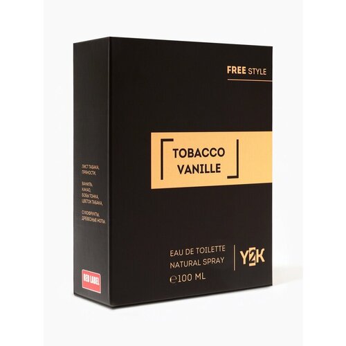 Туалетная вода мужская Free Style Tobacco Vanille, 100 мл