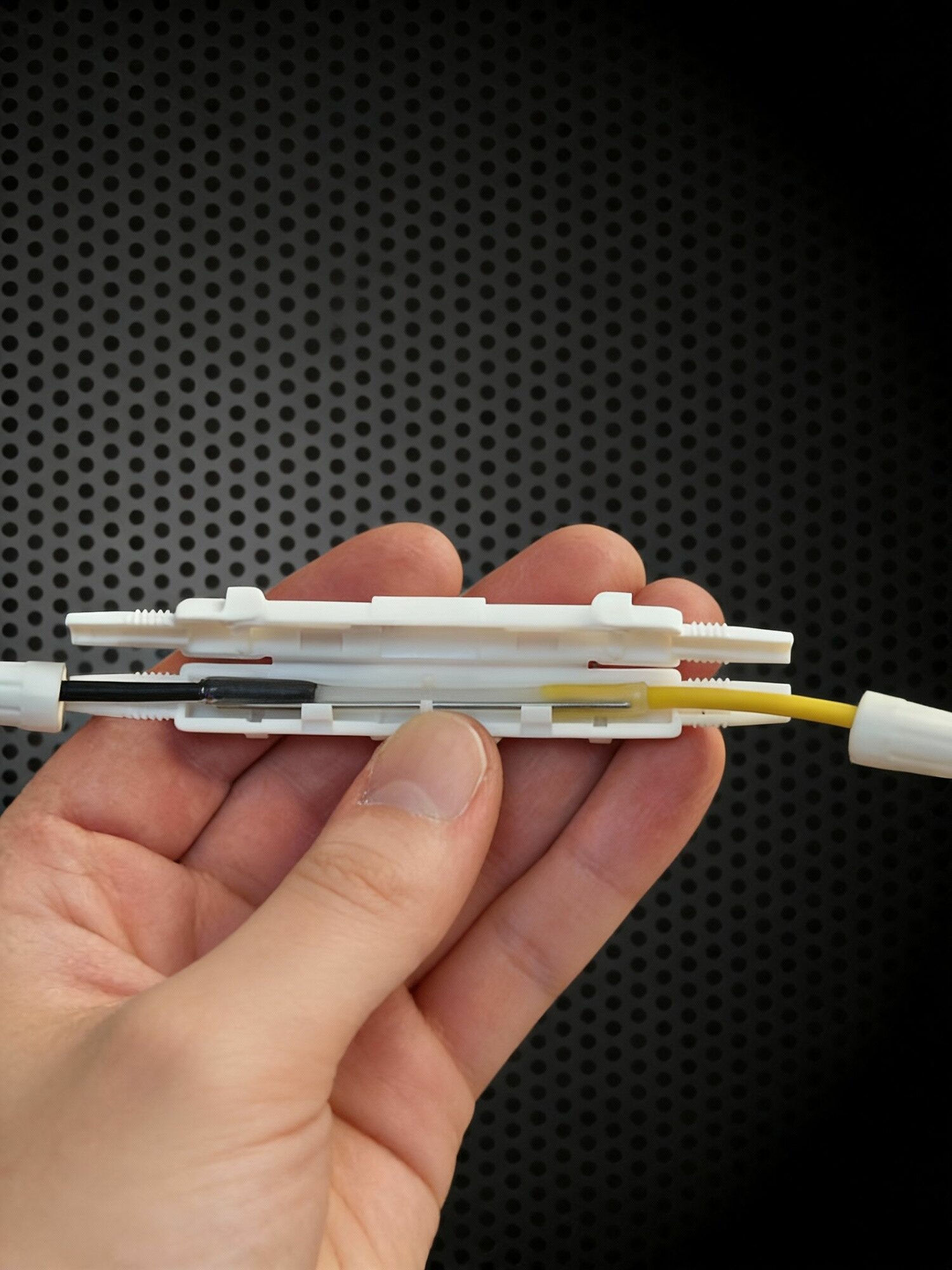 Мини муфта FOXNET для защиты сварного стыка FTTH кабеля (10шт.)