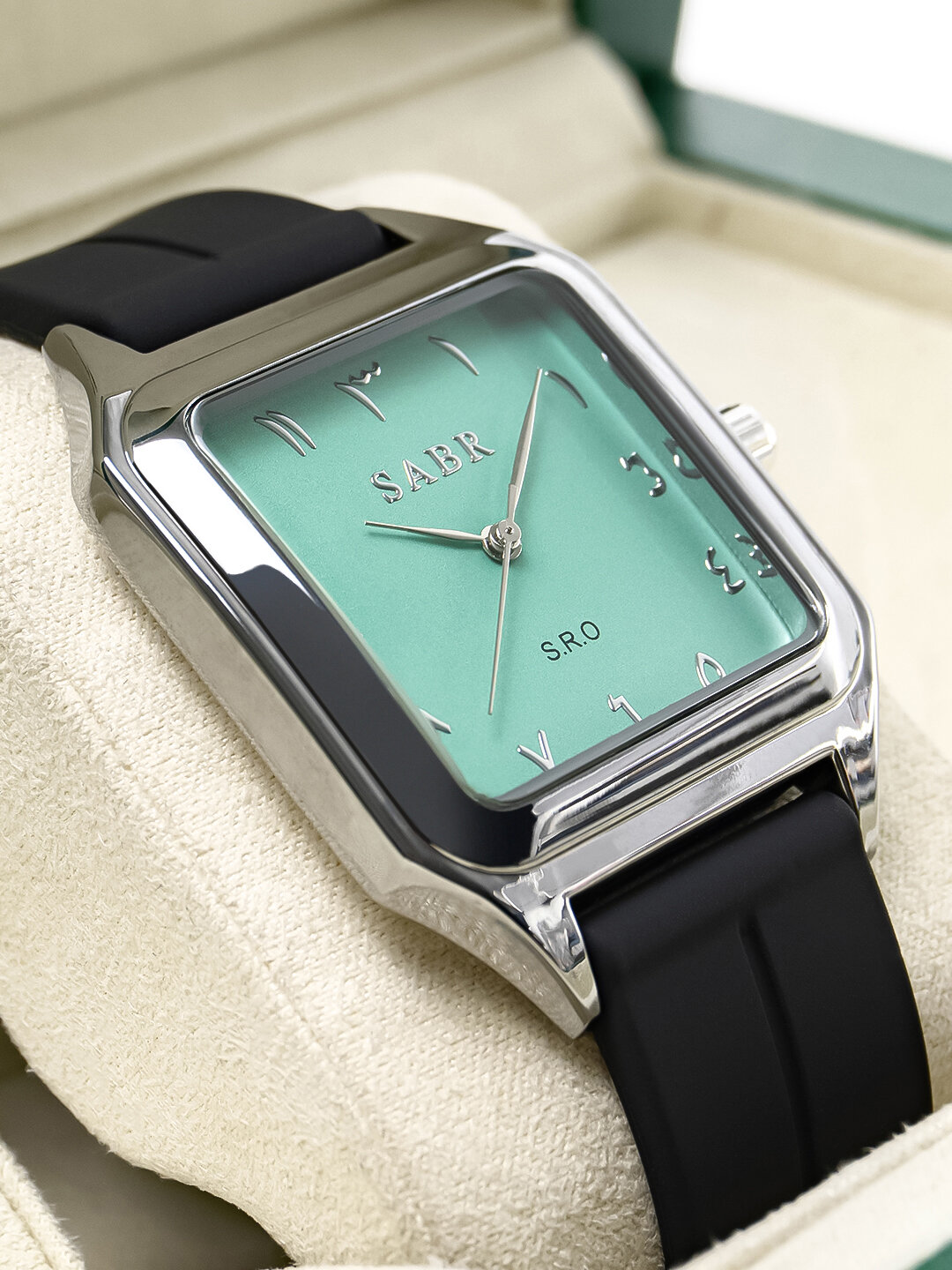 Наручные часы Classic Black, бирюзовый — фото 1