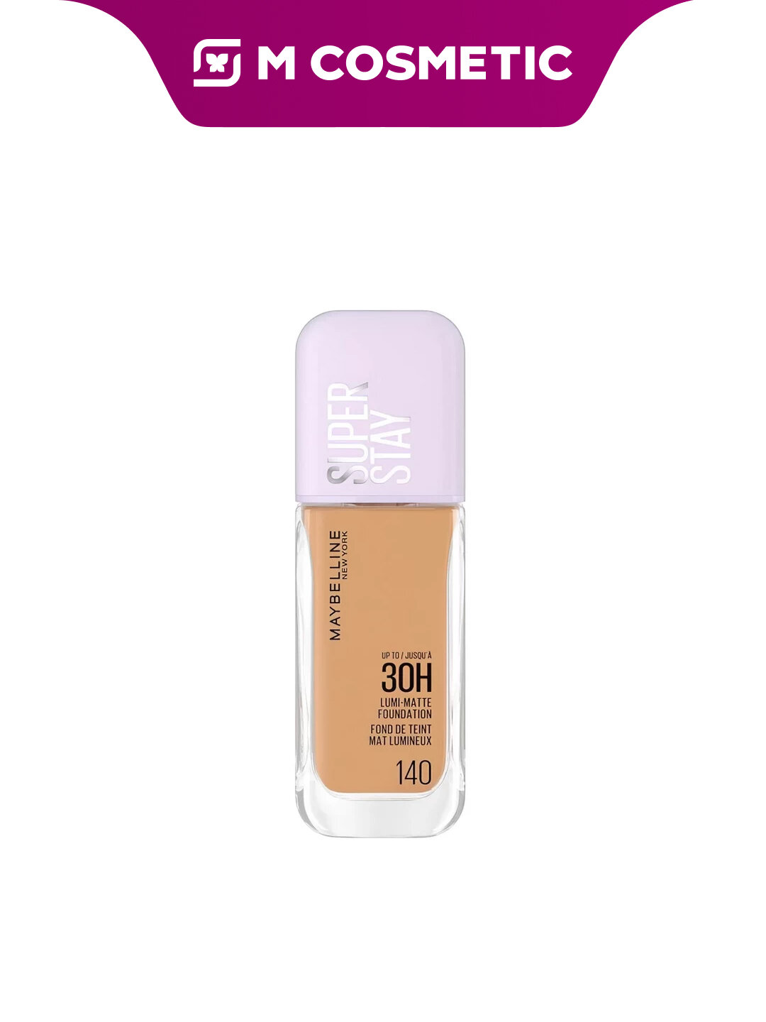 Тональный крем MAYBELLINE "Super stay lumi", матовый, бежевый, тюбик, 30 мл