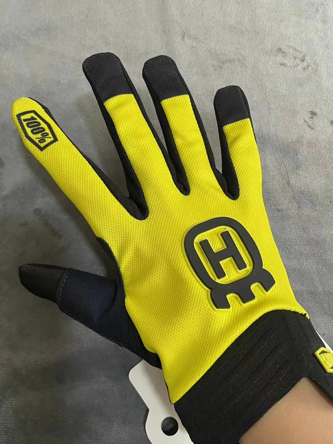 Перчатки мотоциклетные Husqvarna, сенсорные, противоскользящие, полноразмерные, для мотокросса, эндуро и езды на мотоцикле