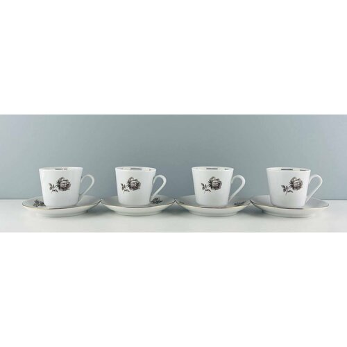 Винтажный набор кофейных пар Осенние цветы Фарфор Kahla ГДР 1970-е 5000₽