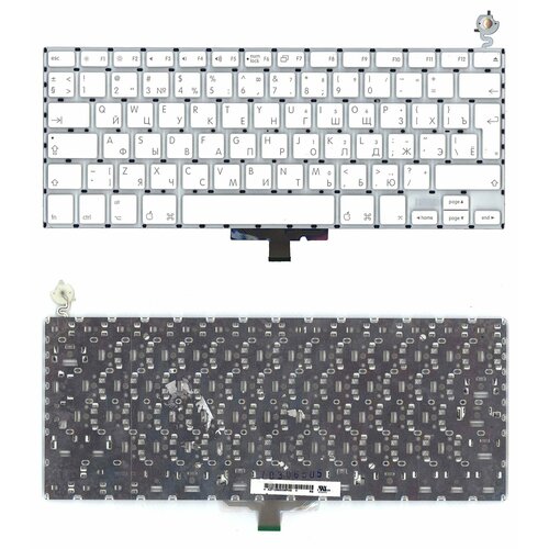 Клавиатура для ноутбука Apple Macbook A1181 13.3 for Intel белая большой Enter