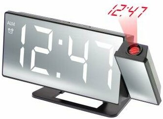 Настольные проекционные часы с будильником. температурой и влажностью VST896S