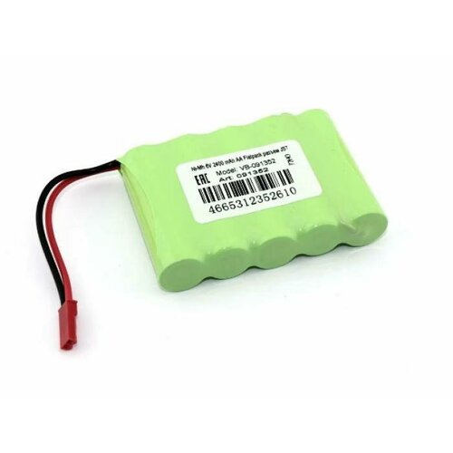 Аккумулятор Ni-Mh 6V 2400 mAh AA Flatpack разъем JST