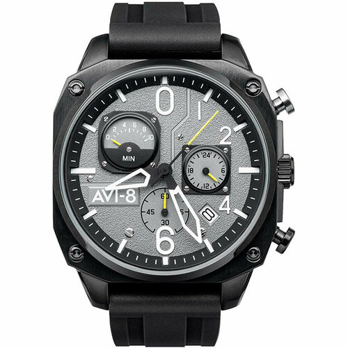 Наручные часы AVI-8 AV-4052-R1, серый наручные часы avi 8 hawker hunter av 4052 02 серебряный черный