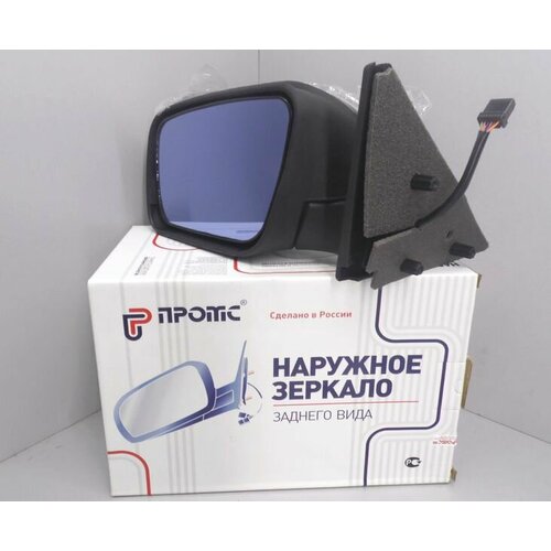 Зеркало боковое для ВАЗ 2170 Приора 13-18 левое электрическое с повт поворота лексус стайл кубик обогрев антиблик 3195₽