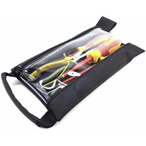 Сумка карман для инструментов Tool Pouch Small 26x15см с прозрачной стенкой 813₽