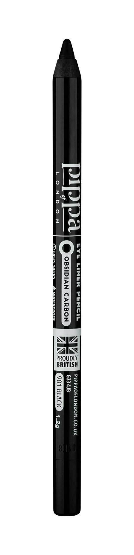Гелевая подводка-карандаш для глаз / Pippa of London Obsidian Carbon Pencil Eyeliner