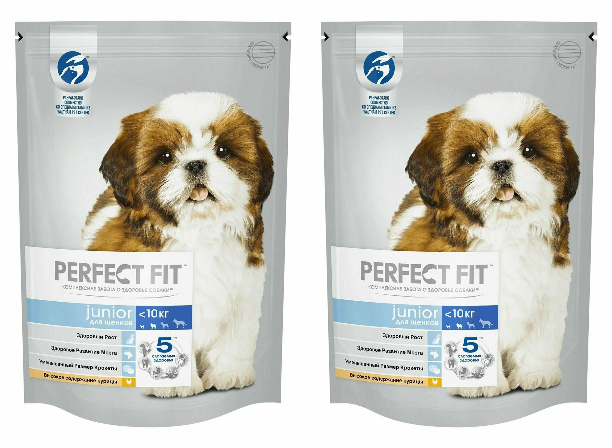 Perfect Fit Сухой корм для щенков мелких и миниатюрных пород Курица 500 г 2 уп