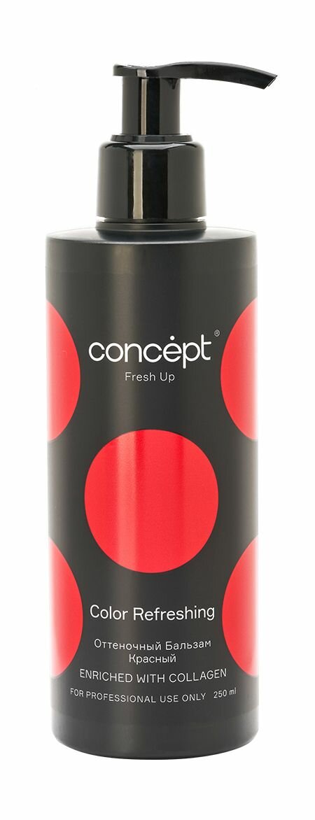 Красный оттеночный бальзам для волос с коллагеном / Concept Fresh Up Color Refreshing