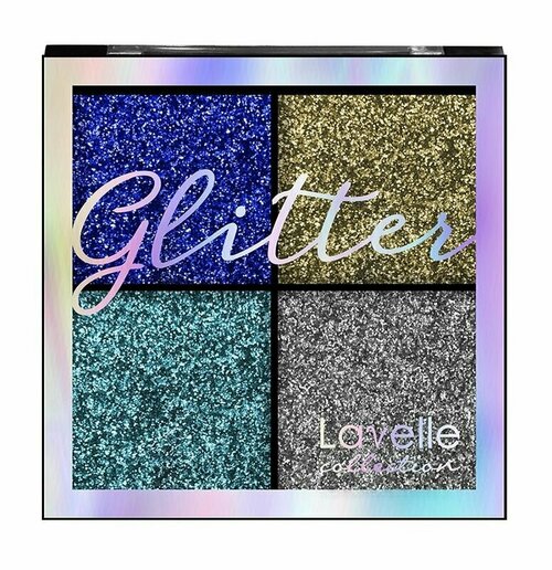 Тени для век / 1 королевская роскошь / Lavelle Collection Glitter Palette