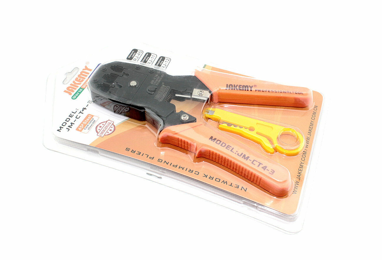Инструмент для обжима проводов Jakemy JM CT4 3