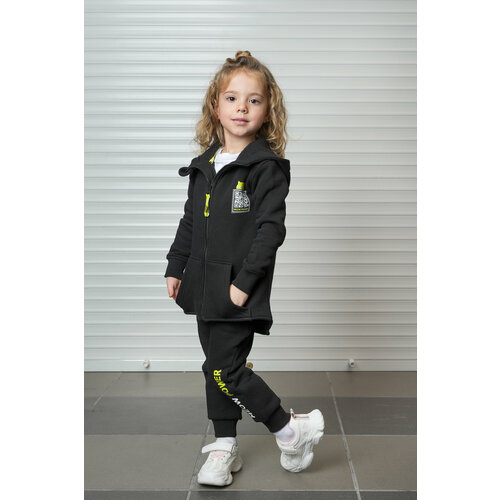 фото Брюки котмаркот, размер 116-122, черный