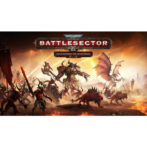 Дополнение Warhammer 40,000: Battlesector - Daemons of Khorne для PC (STEAM) (электронная версия) дополнение warhammer 40 000 space wolf fall of kanak для pc steam электронная версия