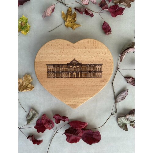 Менажница большая в форме сердца Зимний Дворец коллекция Санкт-Петербург