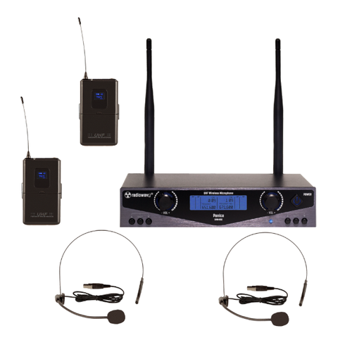 Radiowave UHS-802B - радиосистема с 2 головными микрофонами 1919400₽