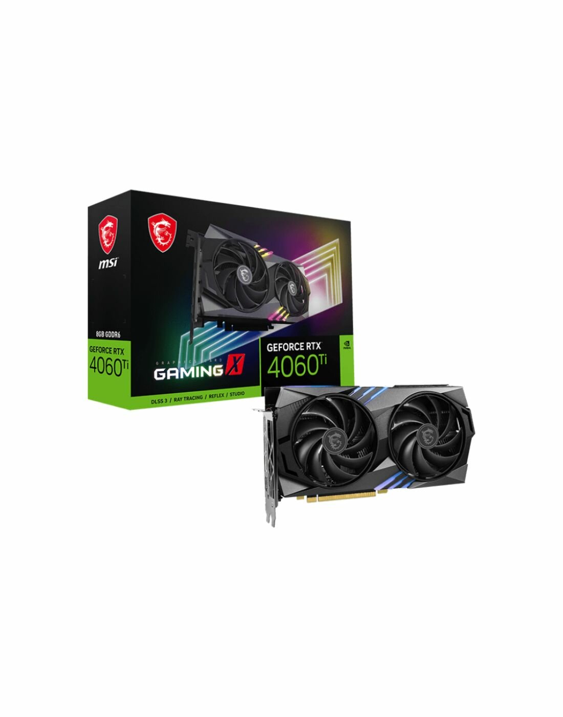 Видеокарта MSI GeForce RTX 4060 Ti GAMING X [GeForce RTX 4060 Ti GAMING X 8G]