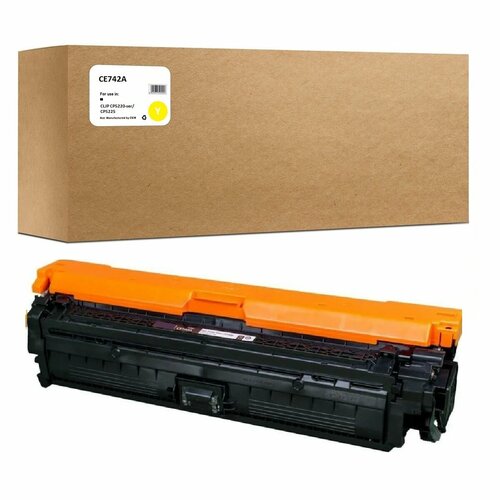 Картридж CE742A для HP LJ CP5225 Yellow 7.3K Compatible (совместимый)