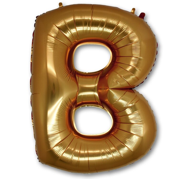 Воздушный шар из фольги. Буква "В" (40”/102 см, ITA)