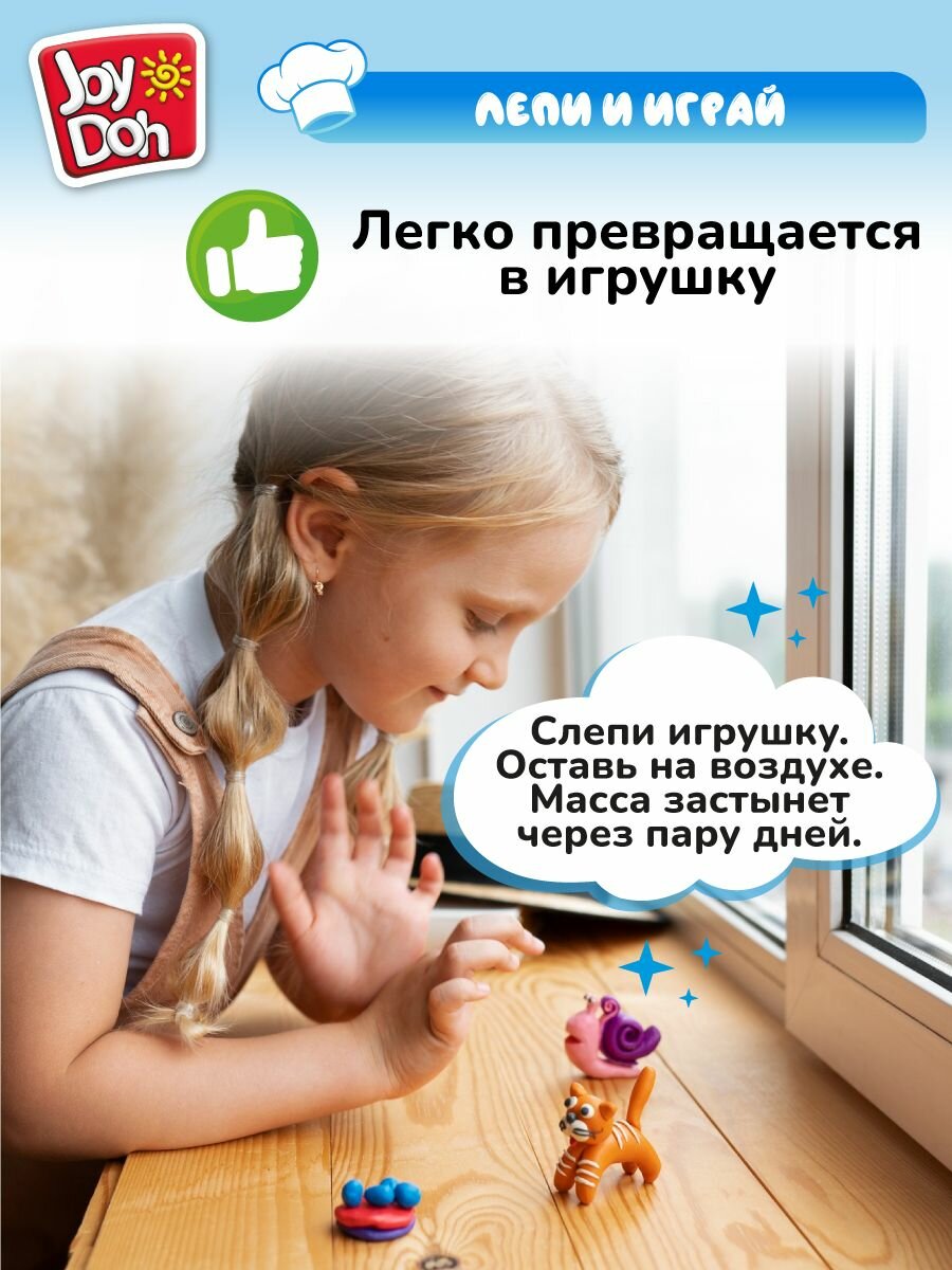 Масса для лепки Joy Doh набор Любимые пирожные Joy-Doh - фото №13
