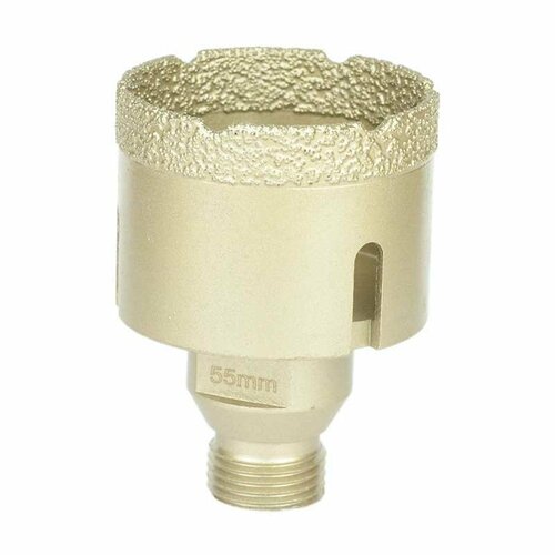 Коронка алмазная 55мм h-40мм | гранит/мрамор (вакуумное спекание)