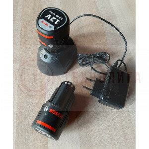 Батарея аккумуляторная Bosch GAL 1210 CV 12В 1.5Ач Li-Ion (З/У в компл.) (1600A01L3E) - фото №10