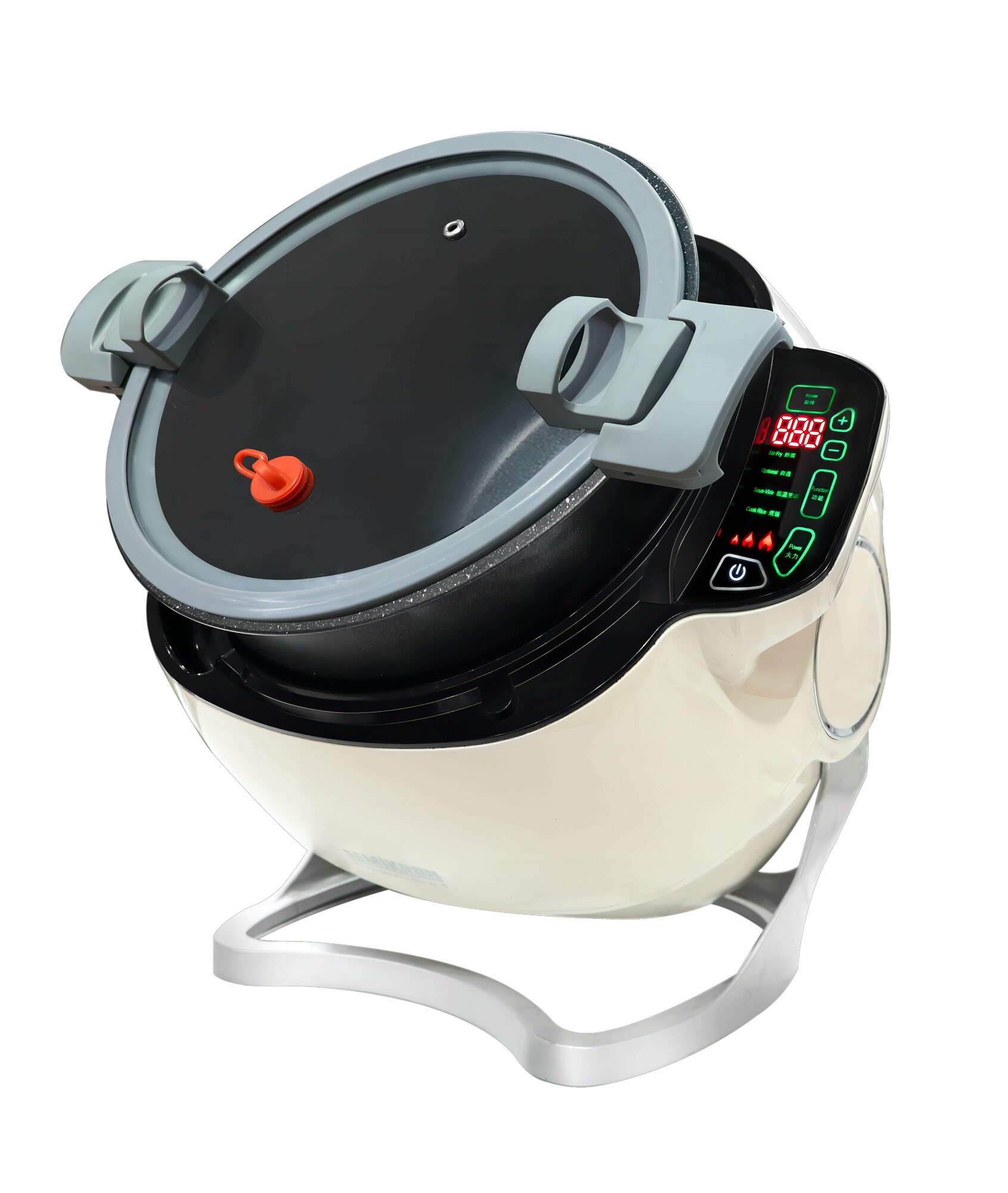 Вок-печь индукционная Crazy Pan CP-WOK9L, 2кВт, 220В, 9 литров, антипригарное покрытие