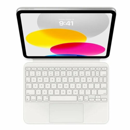 Клавиатура Apple Magic Keyboard Folio для iPad 10.9 2022 (MQDP3) Английская раскладка, White