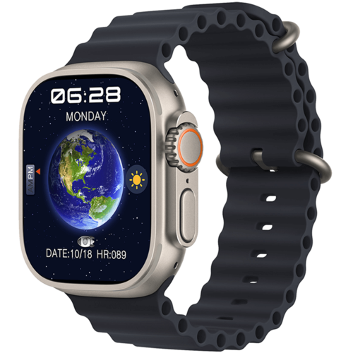 Умные смарт часы HK9 Ultra 2 Smart Watch AMOLED iOS Android Bluetooth Уведомления49mm Серебро-Черный 306200₽